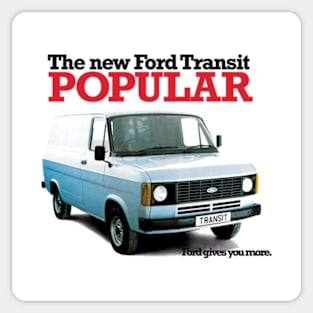 FORD TRANSIT - brochure Sticker